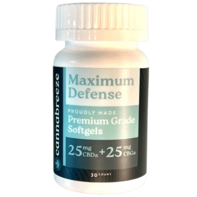 1500mg Maximum Defense CBDa & CBGa Softgels