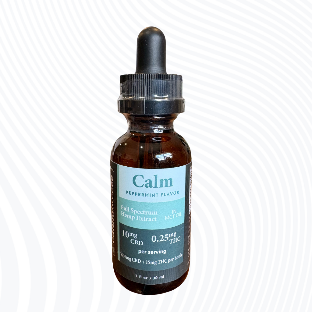 Calm Full Spectrum Oil - 600mg Mint | Cannabreeze Hemp