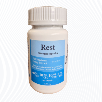 Rest Support Capsules w/CBG & CBN - 1800mg