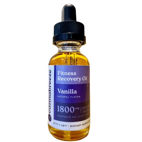 1800mg Fitness Recovery Oil - Vanilla