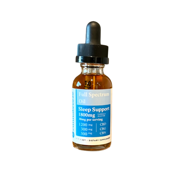 1800mg Sleep Support Oil - Vanilla