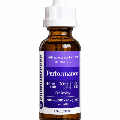 Performance Recovery Oil CBD/CBG - 3600mg