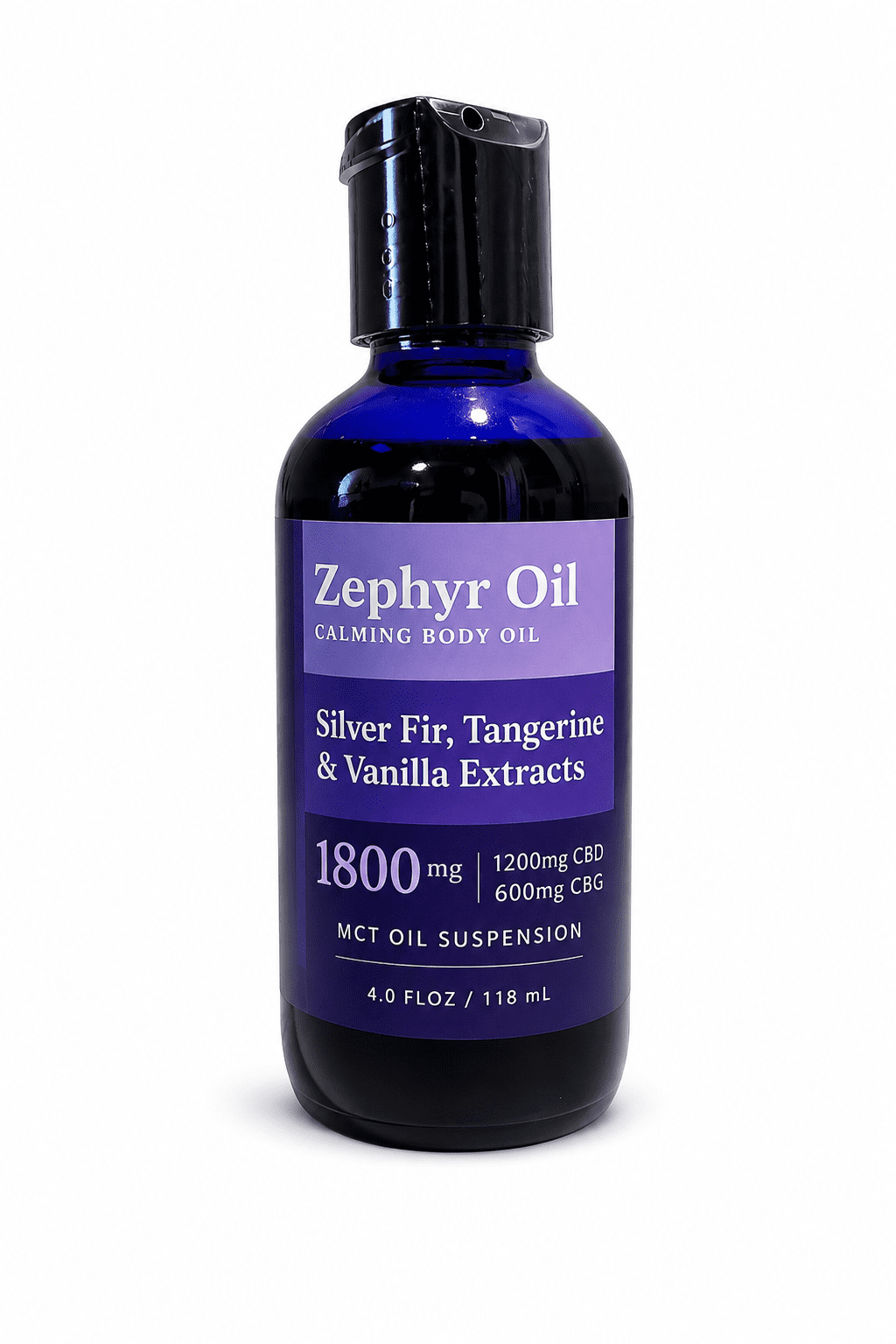 Zephyr Recovery Oil - CBD/CBG 1800mg | Cannabreeze Hemp