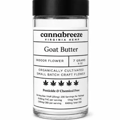 1/4 oz. Goat Butter 20% Indoor - 1.5% Terpenes