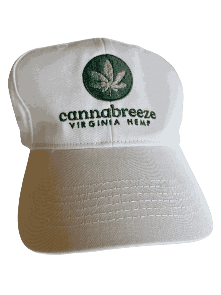 Ball Cap White Cannabreeze