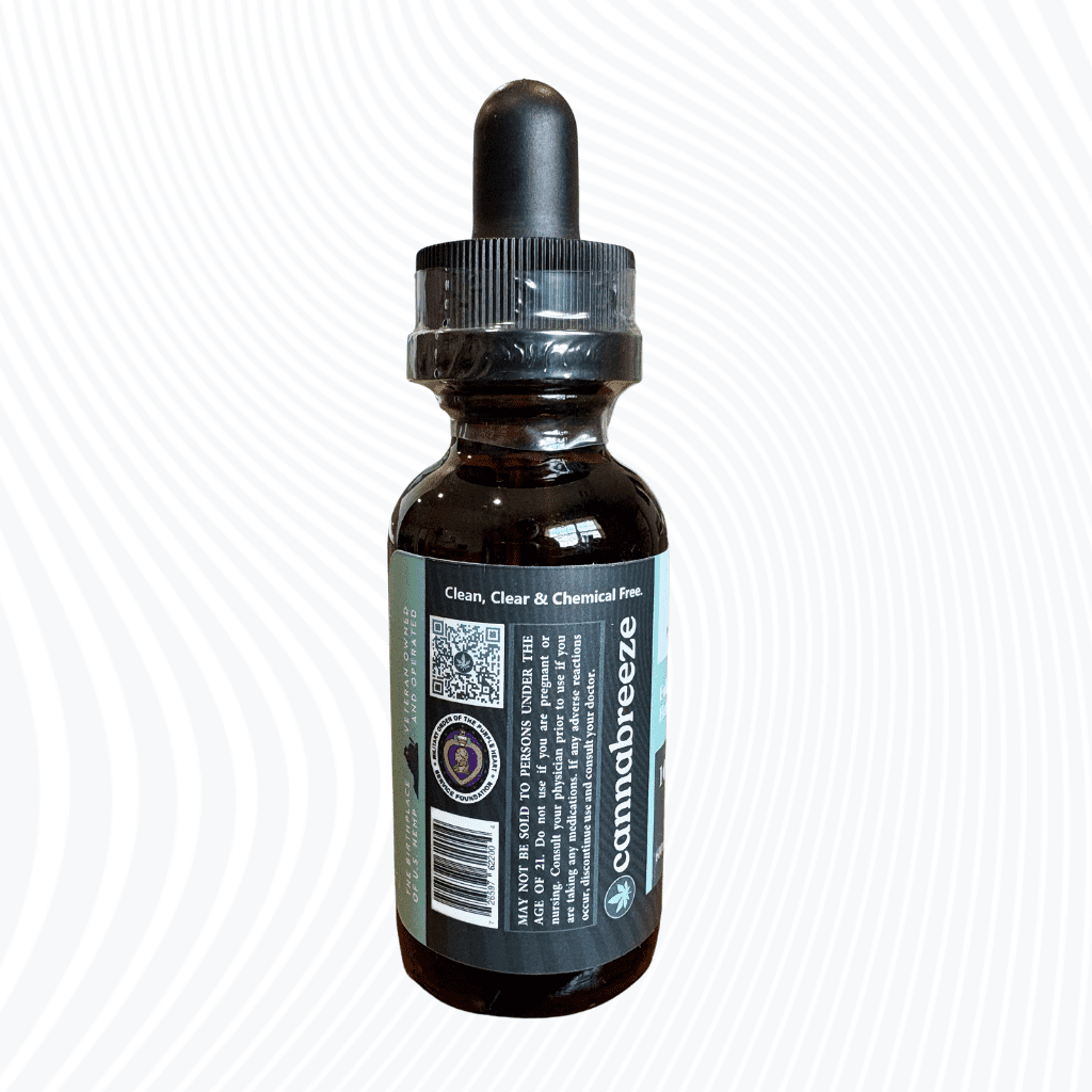 Calm Full Spectrum Oil - 600mg Mint | Cannabreeze Hemp