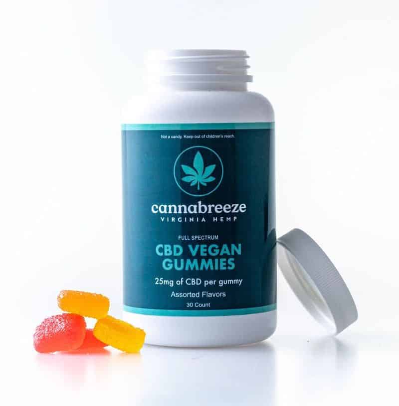 30 Ct. Full Spectrum CBD Vegan Gummies | Cannabreeze