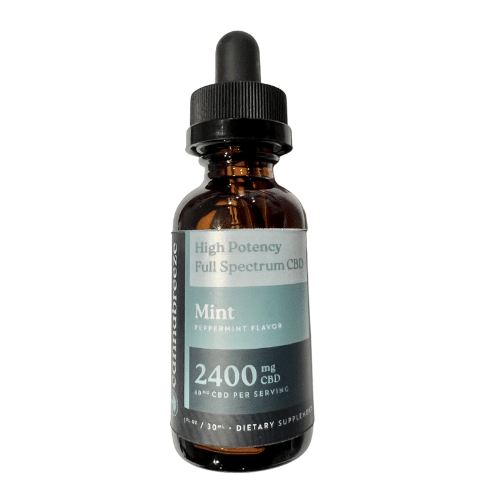 2400mg Full Spectrum Oil – Mint Flavor