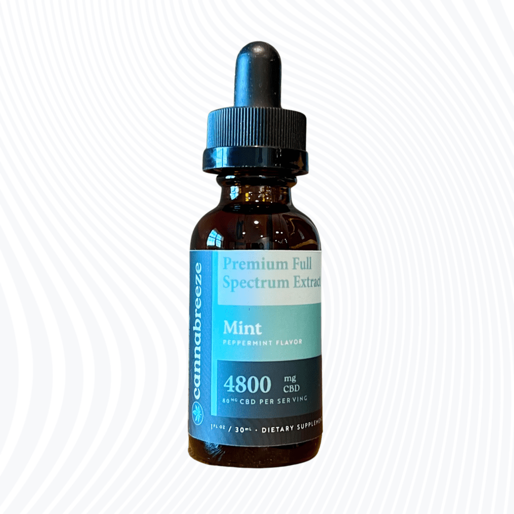 4800mg Full Spectrum Oil Mint Flavor Cannabreeze