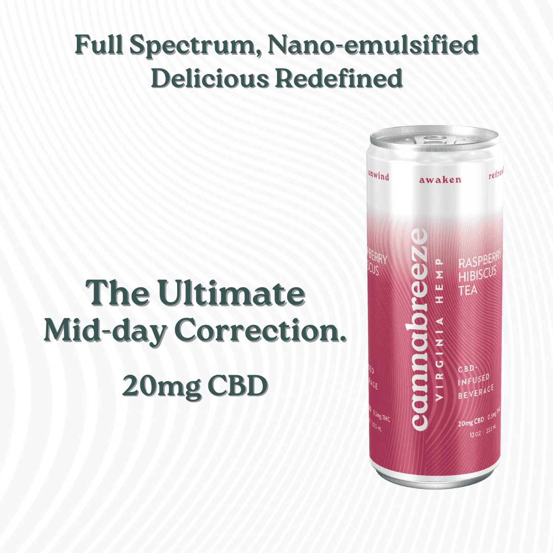 Infused Raspberry Hibiscus Tea | Cannabreeze Hemp