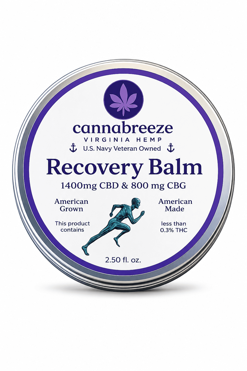 Recovery Balm w/CBG - 2200mg | Cannabreeze Hemp